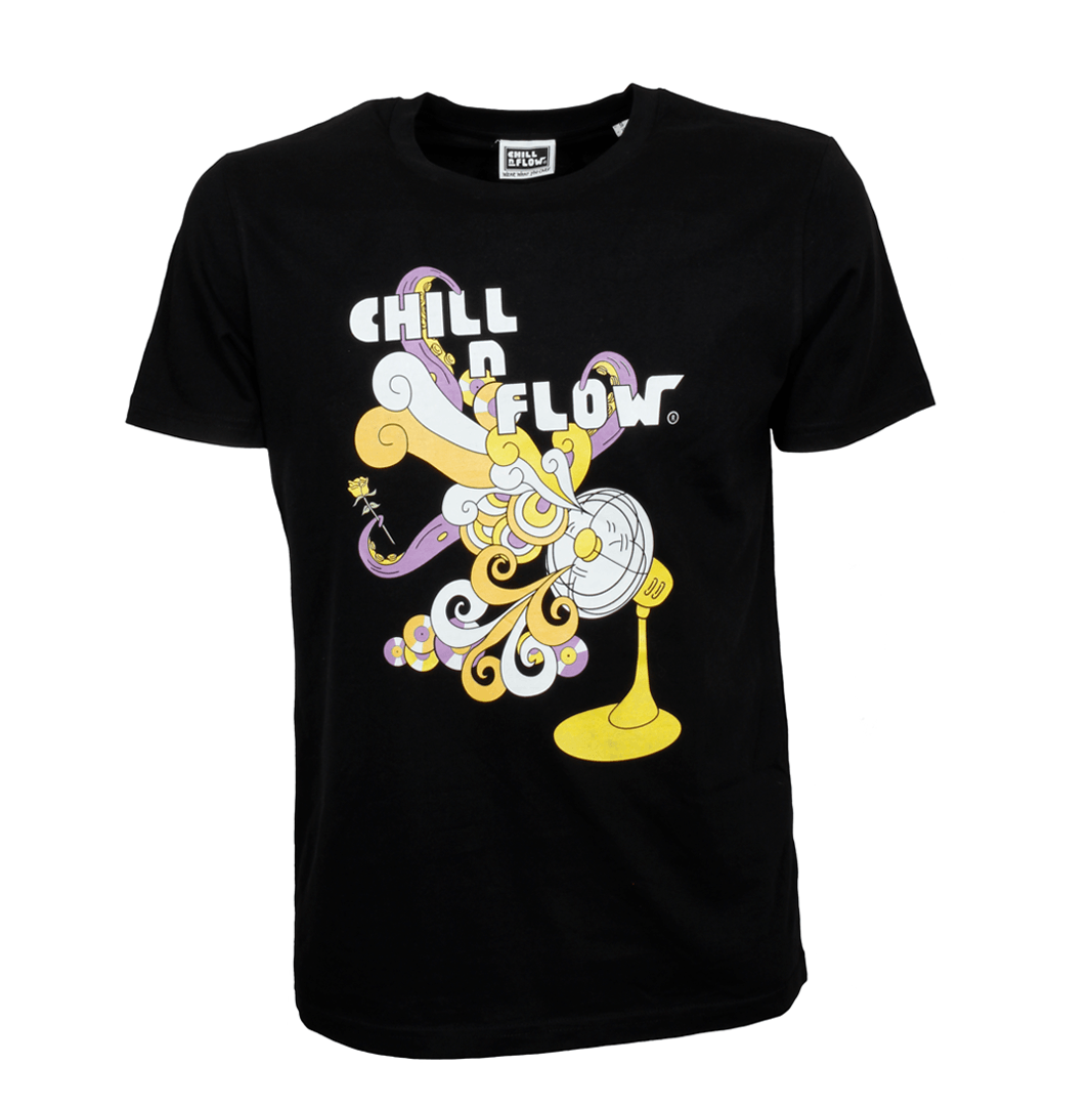 Chill ‘n’ Flow Ventilator Yellow-Purple – T-Shirt (Men’s) - Chill 'n' Flow