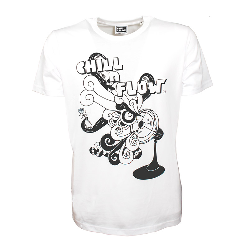 Chill ‘n’ Flow Ventilator Black and White- T-Shirt (Men’s) - Chill 'n' Flow