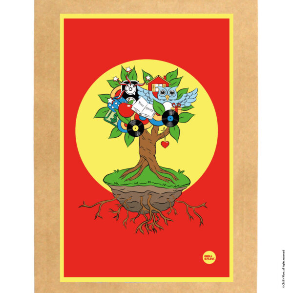 Baum des Lebens - Rot